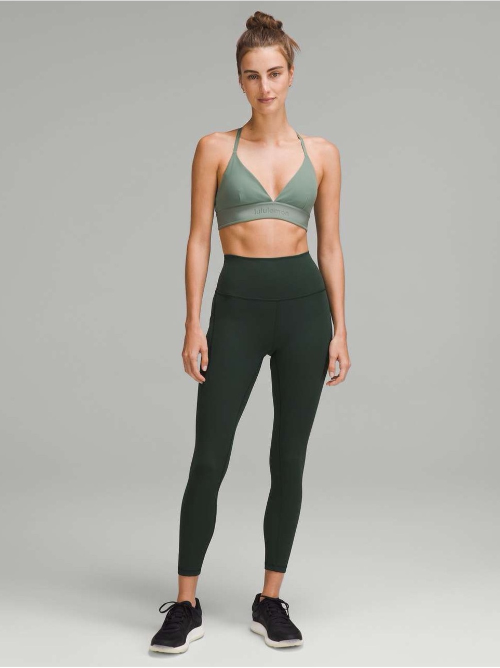 Lululemon Wunder Train High-Rise Tight 25" legacy green - size 6 - Picture 2 of 4
